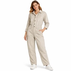 NWT Universal Thread Women’s Utility Jumpsuit - Size 4 - Khaki Denim - Rugged